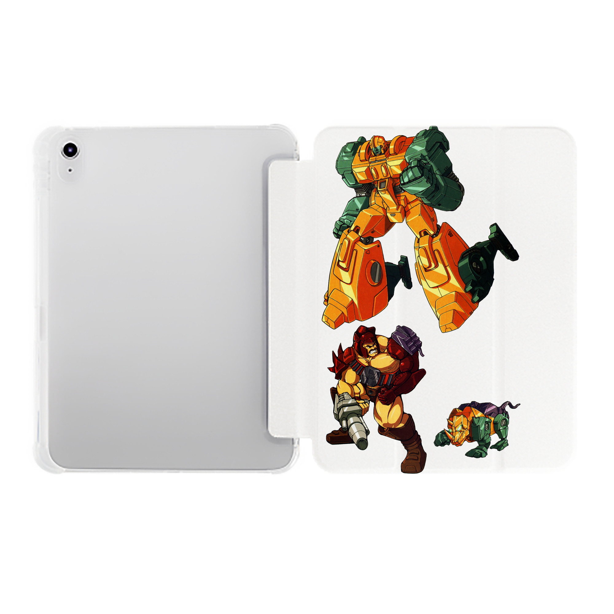 （画像用）  IPad ケース ペン収納付き 三つ折りスタンド PUレザー×シリコン 対応機種9.5/10.5/10.9インチ
